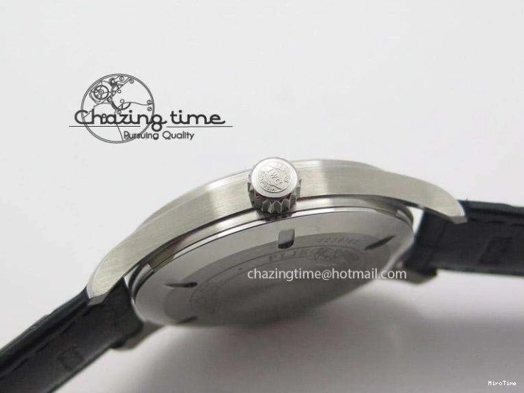 MIROTIME 0516 Mark XVI 1:1 Best Edition MK Maker SS Black Dial A2892 On Black Leather Strap Chic 7371